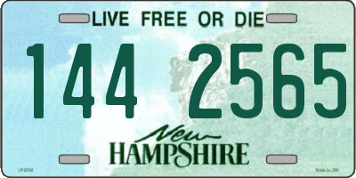 NH license plate 1442565
