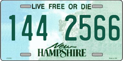 NH license plate 1442566