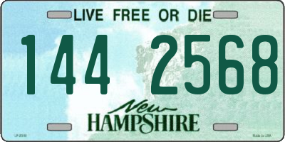 NH license plate 1442568