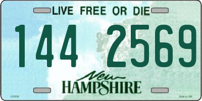 NH license plate 1442569