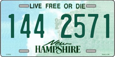 NH license plate 1442571