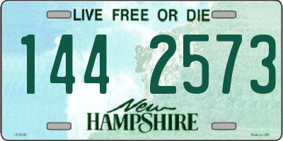 NH license plate 1442573