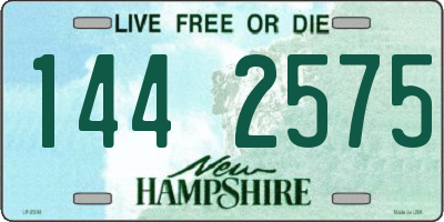NH license plate 1442575