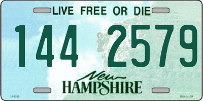 NH license plate 1442579