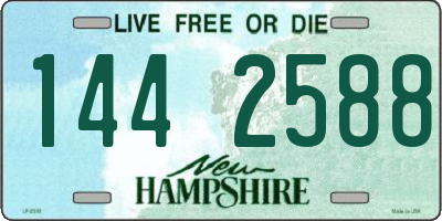 NH license plate 1442588