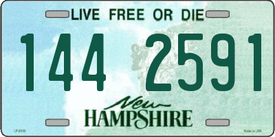 NH license plate 1442591