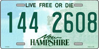 NH license plate 1442608