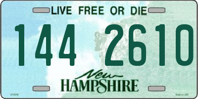NH license plate 1442610