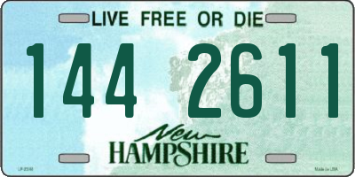 NH license plate 1442611