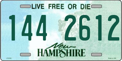 NH license plate 1442612