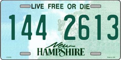 NH license plate 1442613