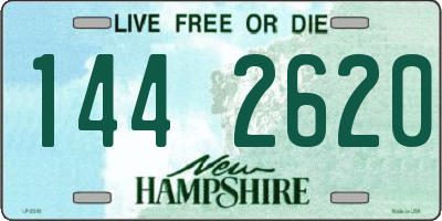 NH license plate 1442620