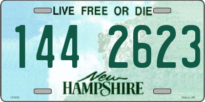 NH license plate 1442623