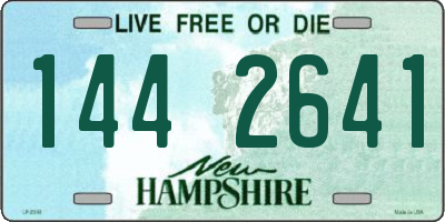 NH license plate 1442641