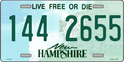 NH license plate 1442655