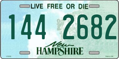 NH license plate 1442682
