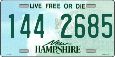 NH license plate 1442685