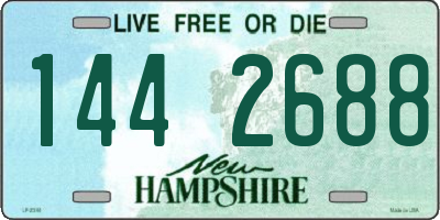 NH license plate 1442688