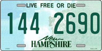 NH license plate 1442690