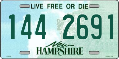 NH license plate 1442691