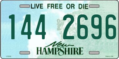 NH license plate 1442696