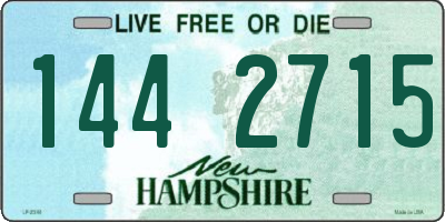 NH license plate 1442715