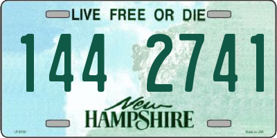 NH license plate 1442741