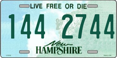 NH license plate 1442744