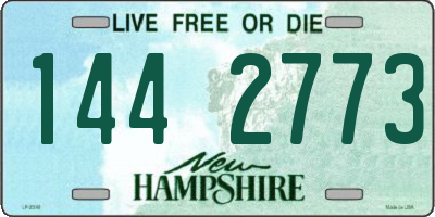 NH license plate 1442773