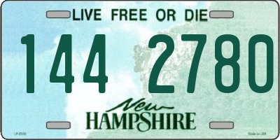 NH license plate 1442780
