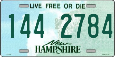 NH license plate 1442784
