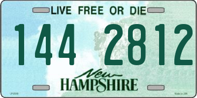 NH license plate 1442812