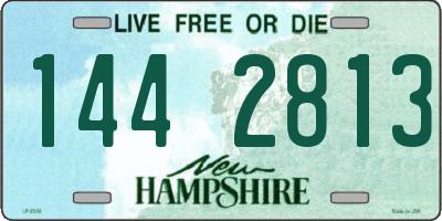 NH license plate 1442813