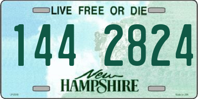 NH license plate 1442824