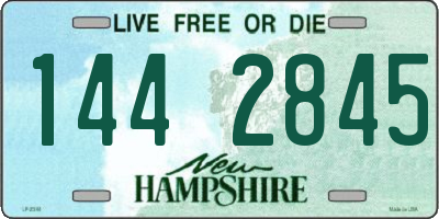 NH license plate 1442845