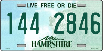 NH license plate 1442846