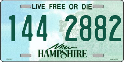 NH license plate 1442882