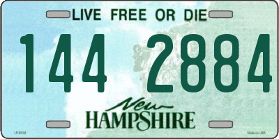 NH license plate 1442884