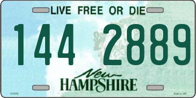 NH license plate 1442889