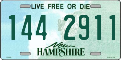 NH license plate 1442911