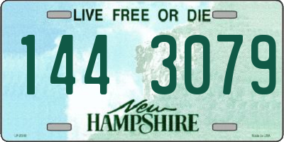 NH license plate 1443079