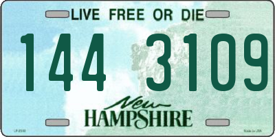 NH license plate 1443109