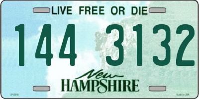 NH license plate 1443132