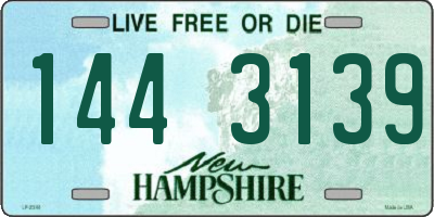 NH license plate 1443139