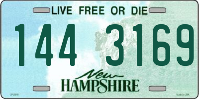 NH license plate 1443169