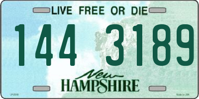 NH license plate 1443189