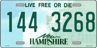 NH license plate 1443268