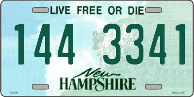 NH license plate 1443341