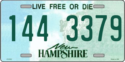 NH license plate 1443379