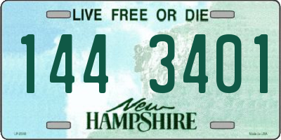 NH license plate 1443401